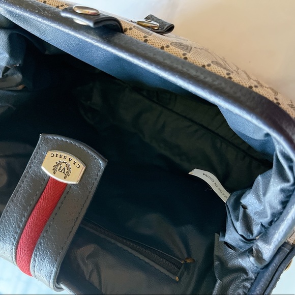 Vintage crossbody monogram navy purse - Picture 5 of 13